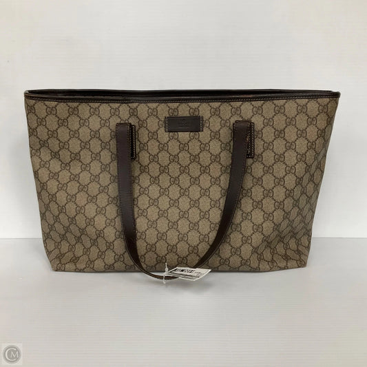 Tote Luxury Designer By Gucci, Size: Medium