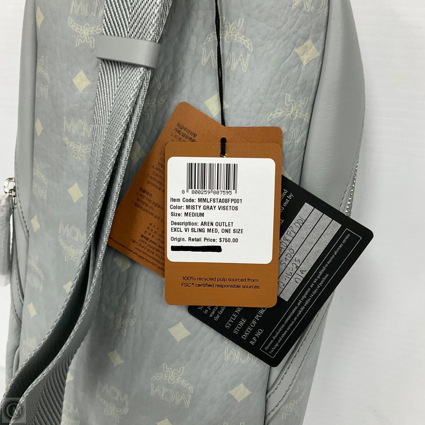 Backpack Luxury Designer By Mcm, Size: Small