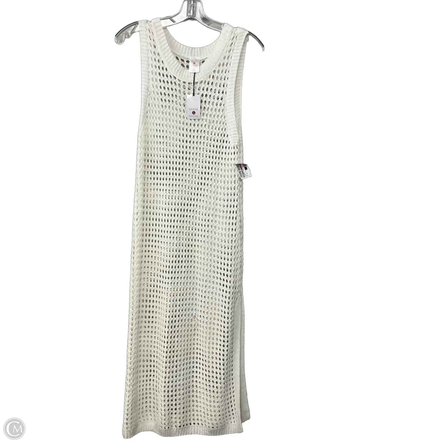 Swimwear Cover-up By Shade & Shore In Cream, Size: Xl