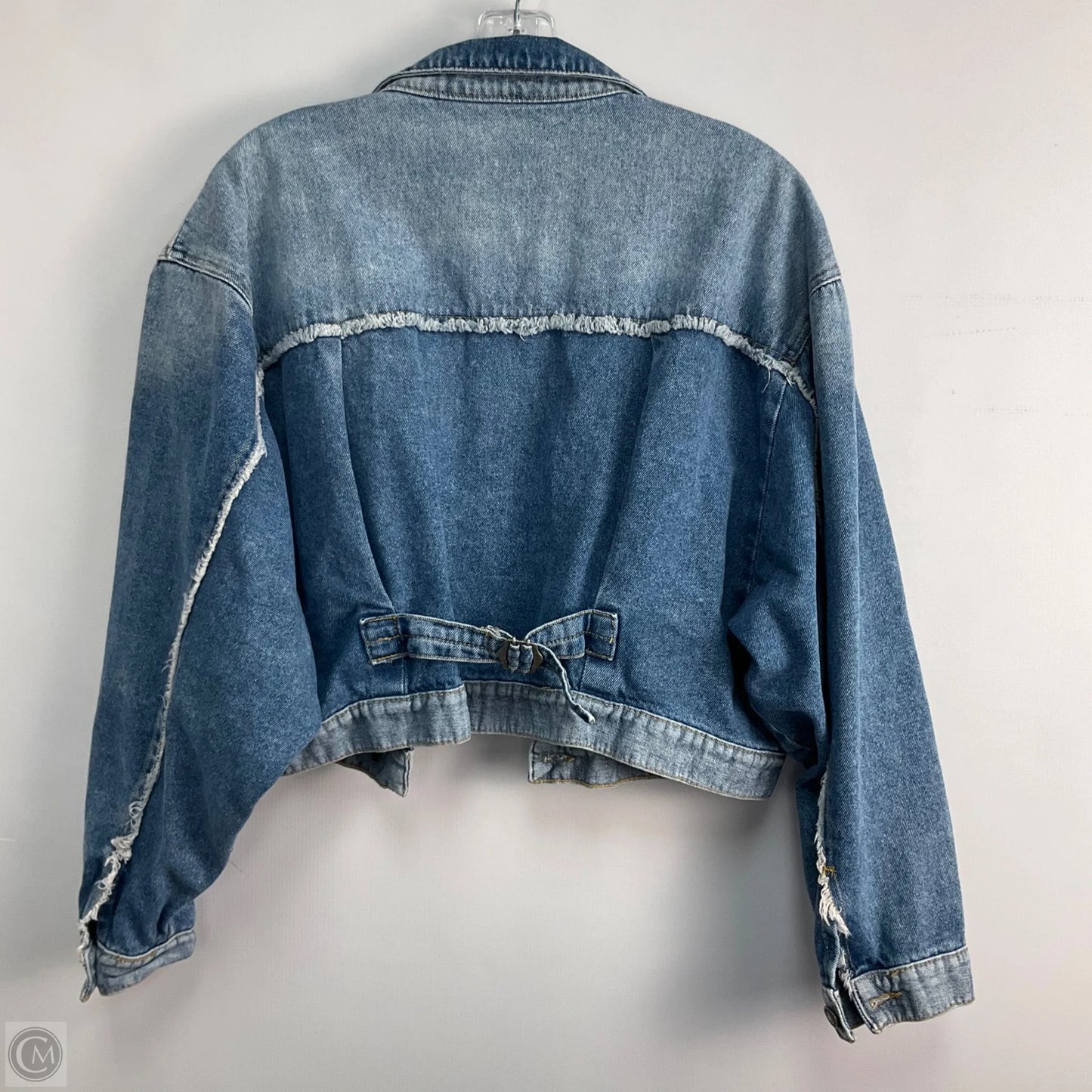 Jacket Denim By Free People In Blue Denim, Size: M