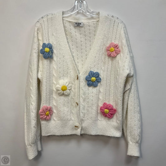 Cardigan In White, Size: L