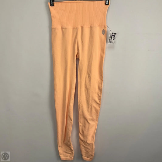 Athletic Leggings By Free People In Orange, Size: S