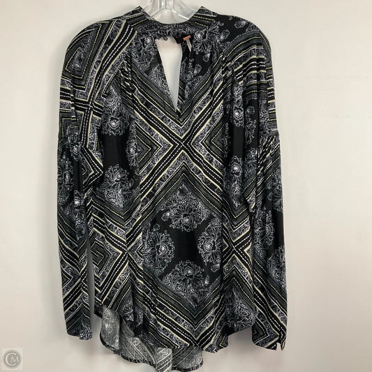 Top Long Sleeve By Free People In Multi-colored, Size: Xs