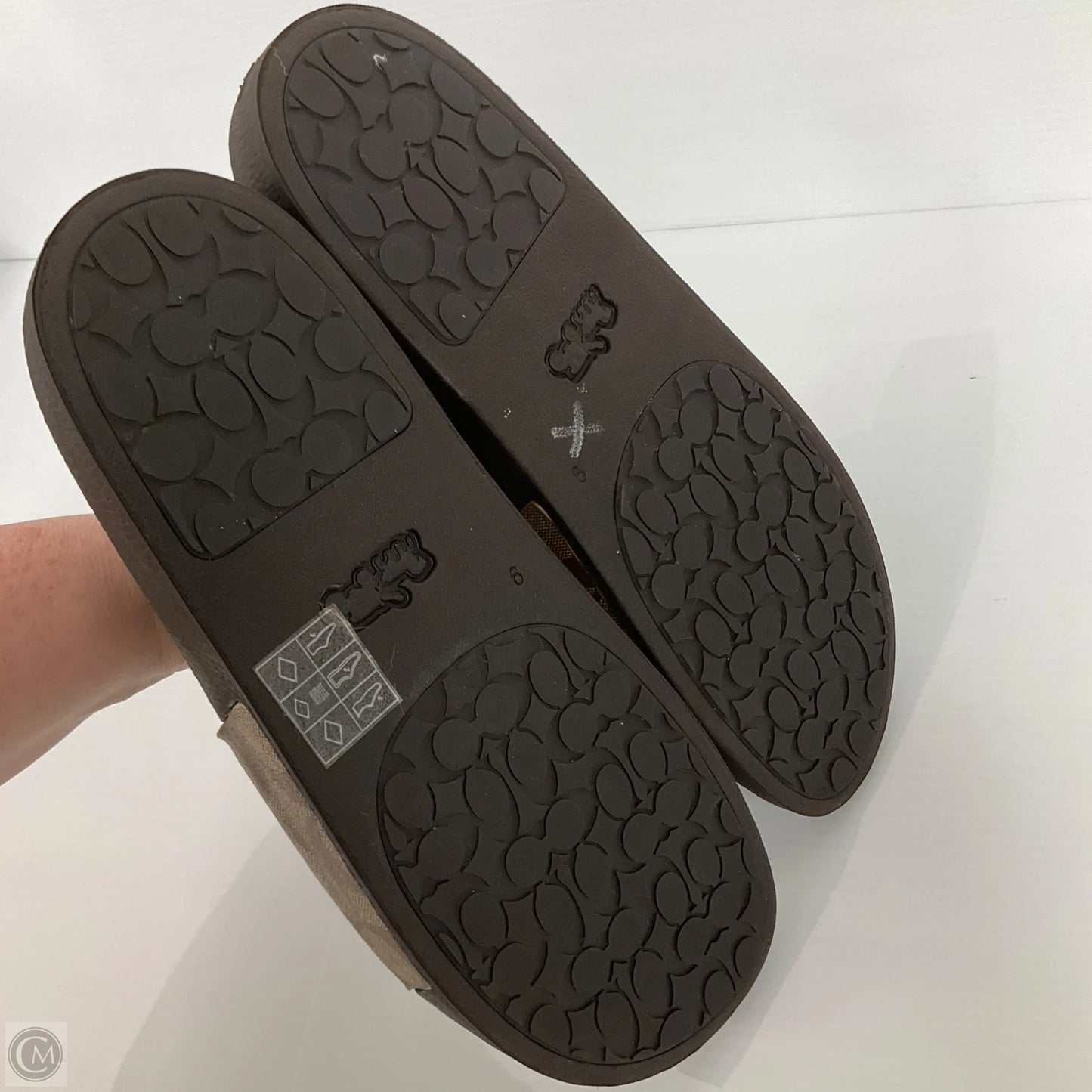 Sandals Designer By Coach In Brown, Size: 9