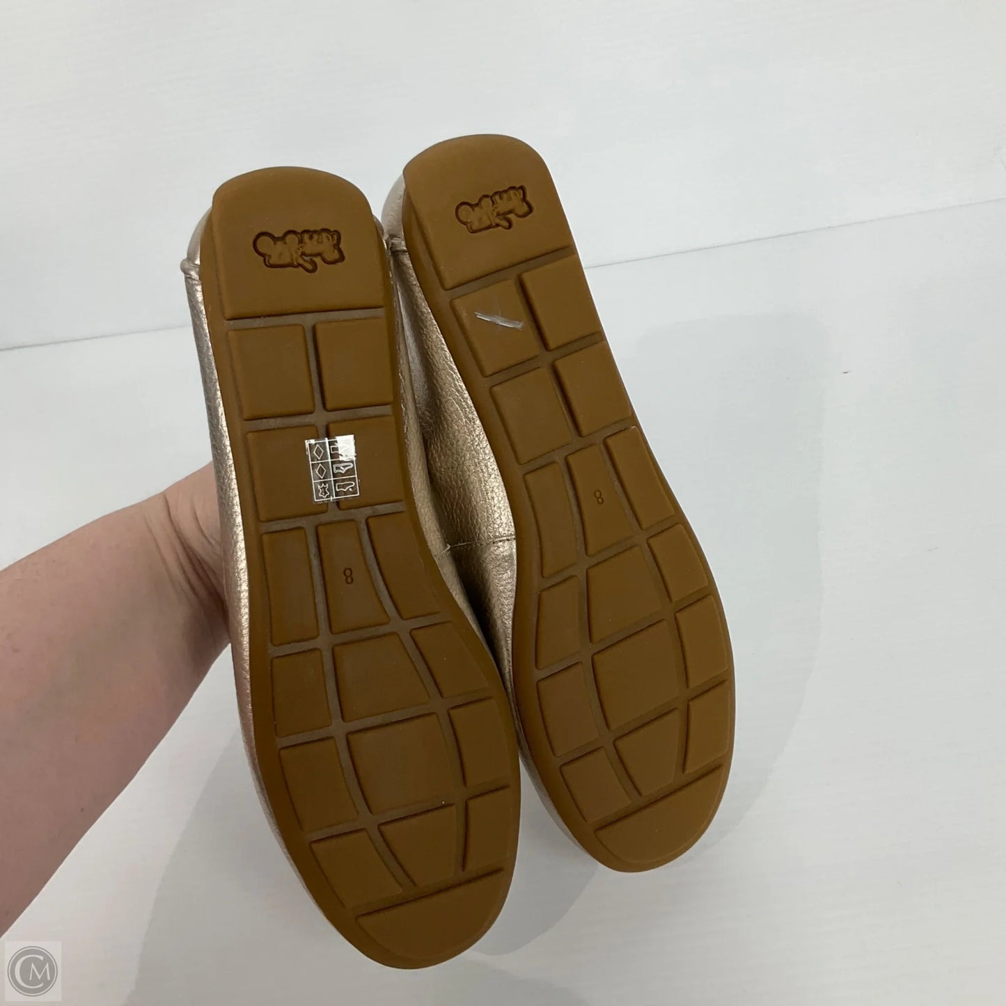 Shoes Designer By Coach In Gold, Size: 8