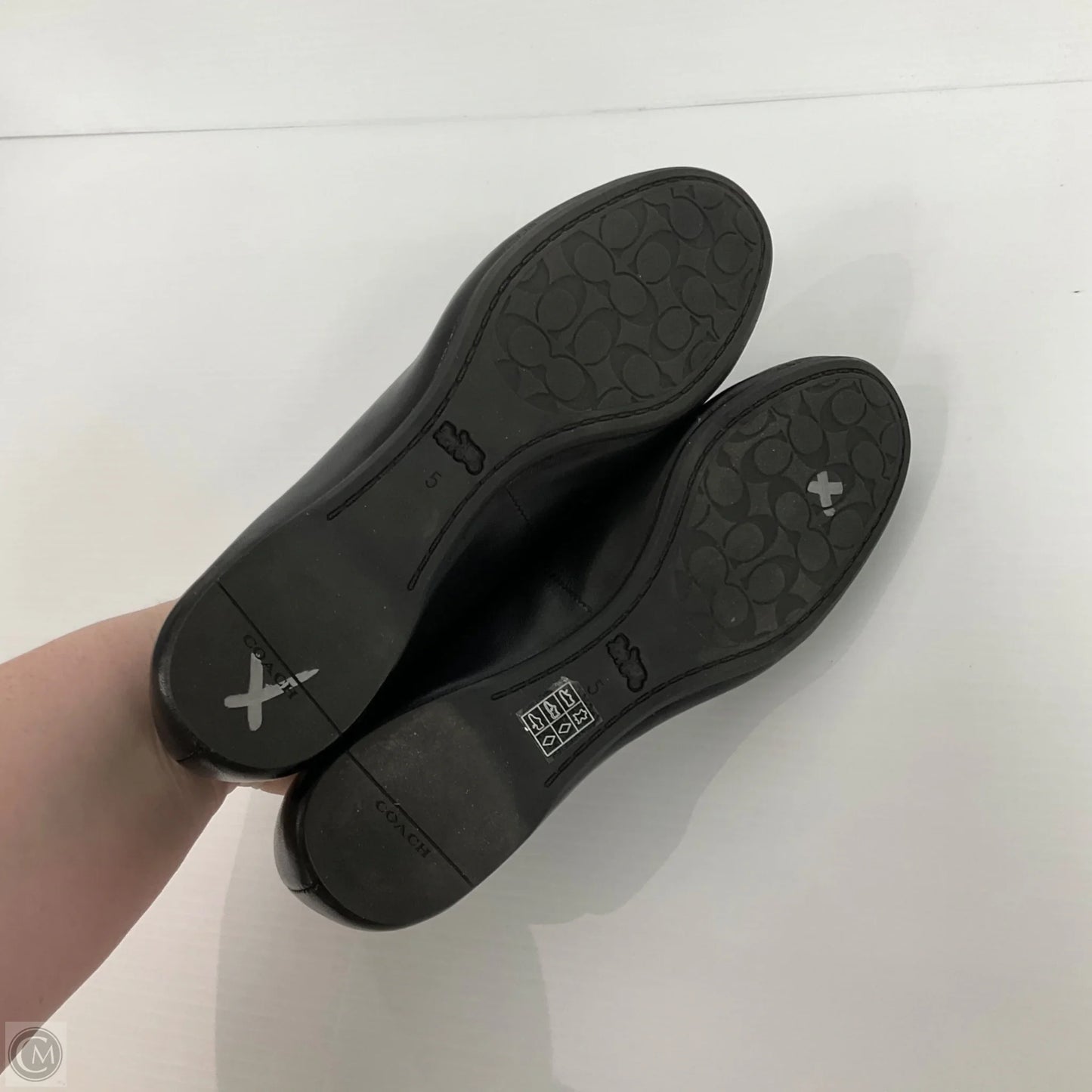 Shoes Designer By Coach In Black, Size: 5