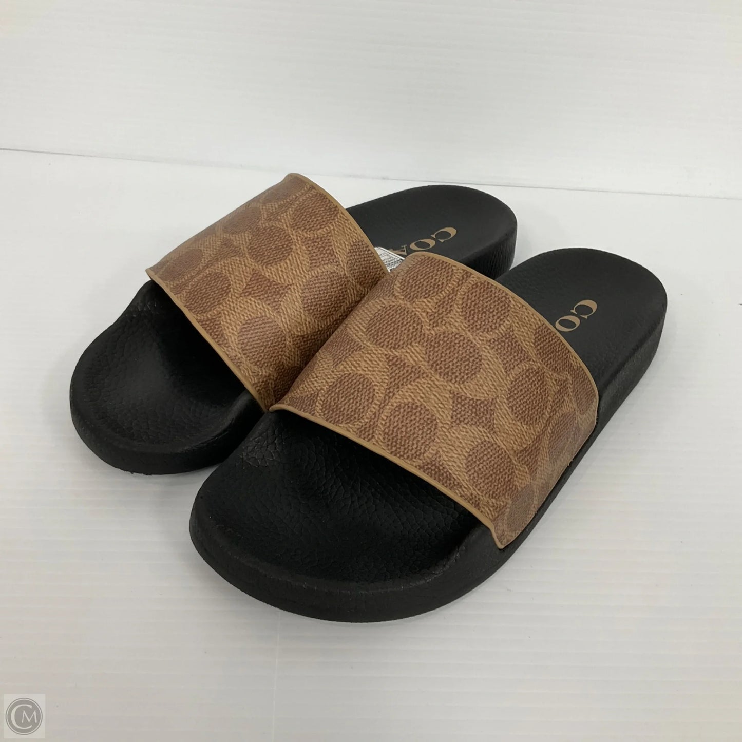 Sandals Designer By Coach In Brown, Size: 6