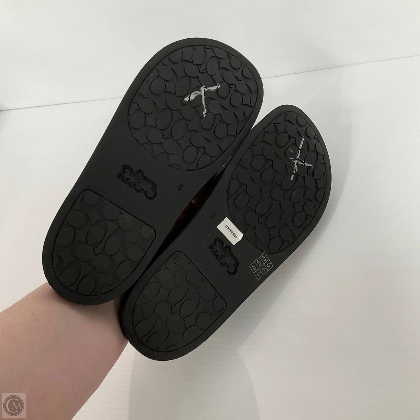 Sandals Designer By Coach In Brown, Size: 6