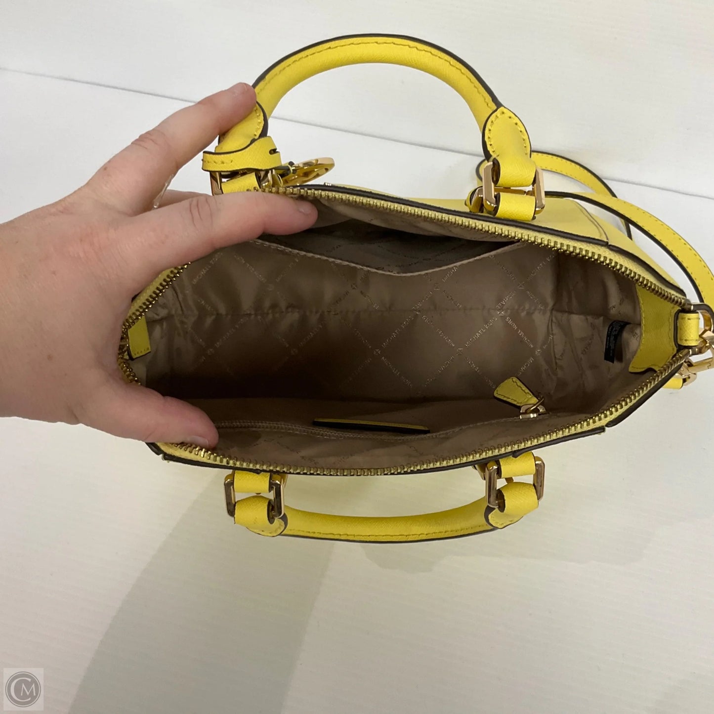 Crossbody Designer By Michael Kors, Size: Medium