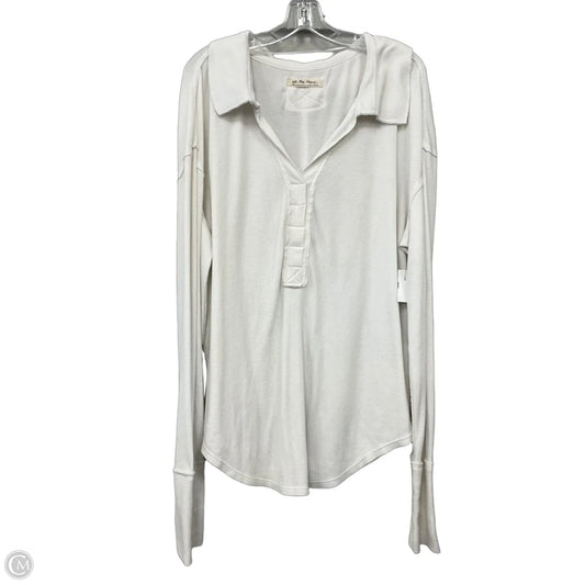 Top Long Sleeve By We The Free In White, Size: L