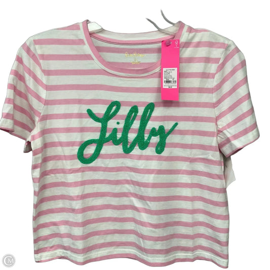Top Short Sleeve Designer By Lilly Pulitzer In Striped Pattern, Size: Xs