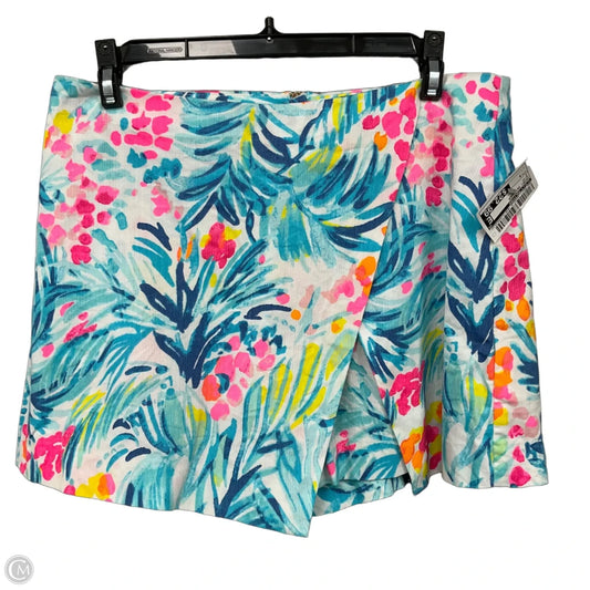 Skort Designer By Lilly Pulitzer In Blue, Size: 4