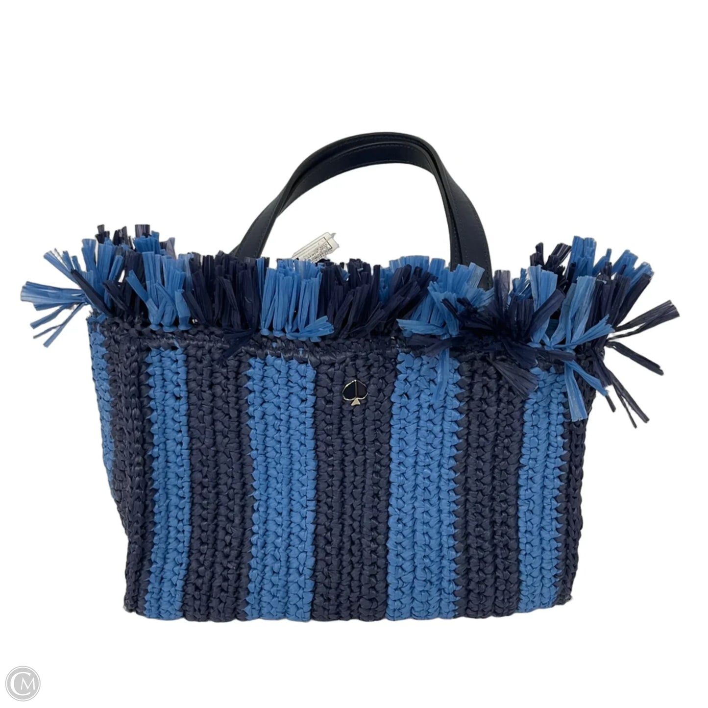 Sam Stripe Straw Satchel By Kate Spade, Size: Small
