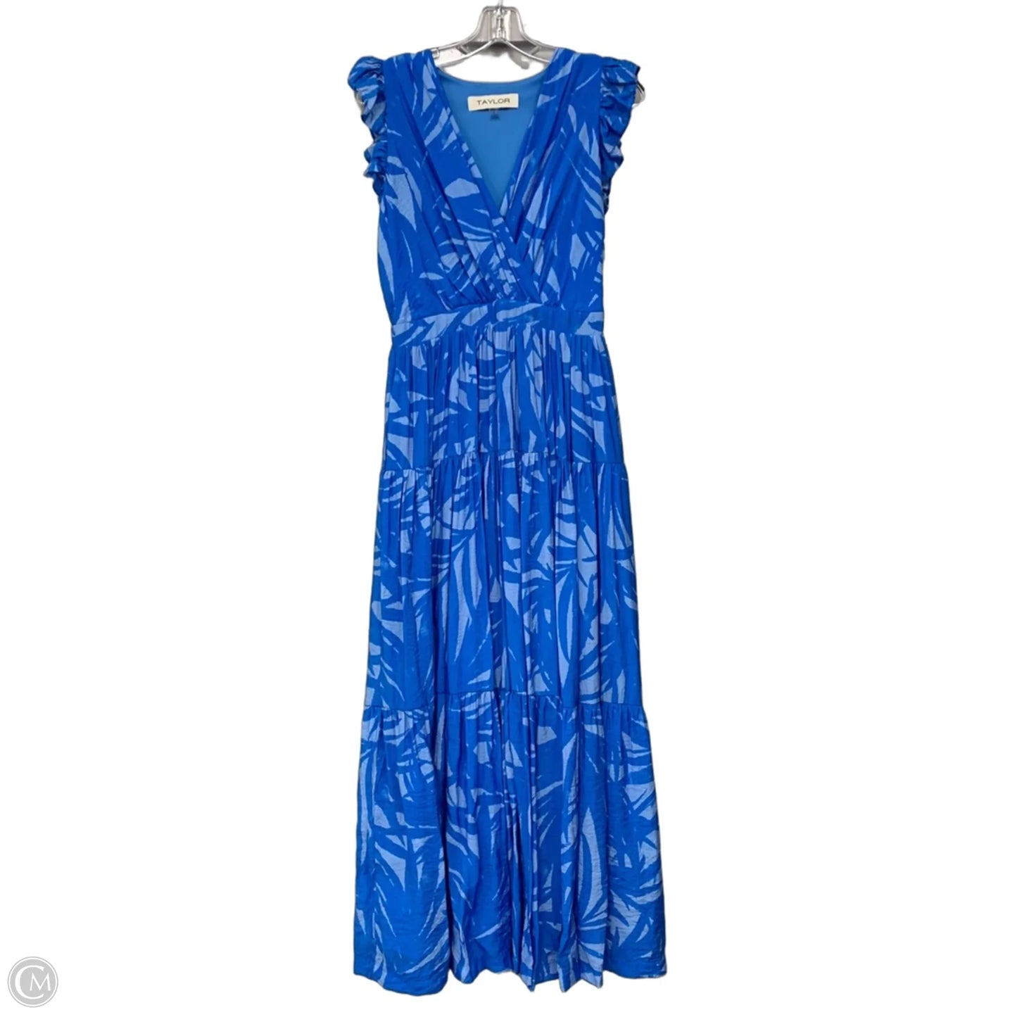 Dress Casual Maxi By Taylor In Blue, Size: 8