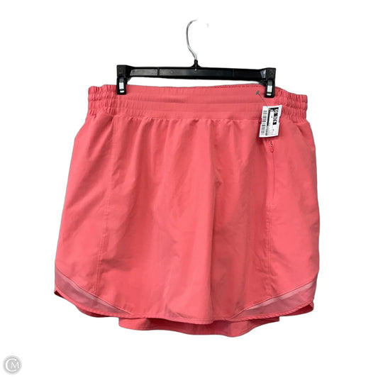 Athletic Skort By Lululemon In Peach, Size: 14