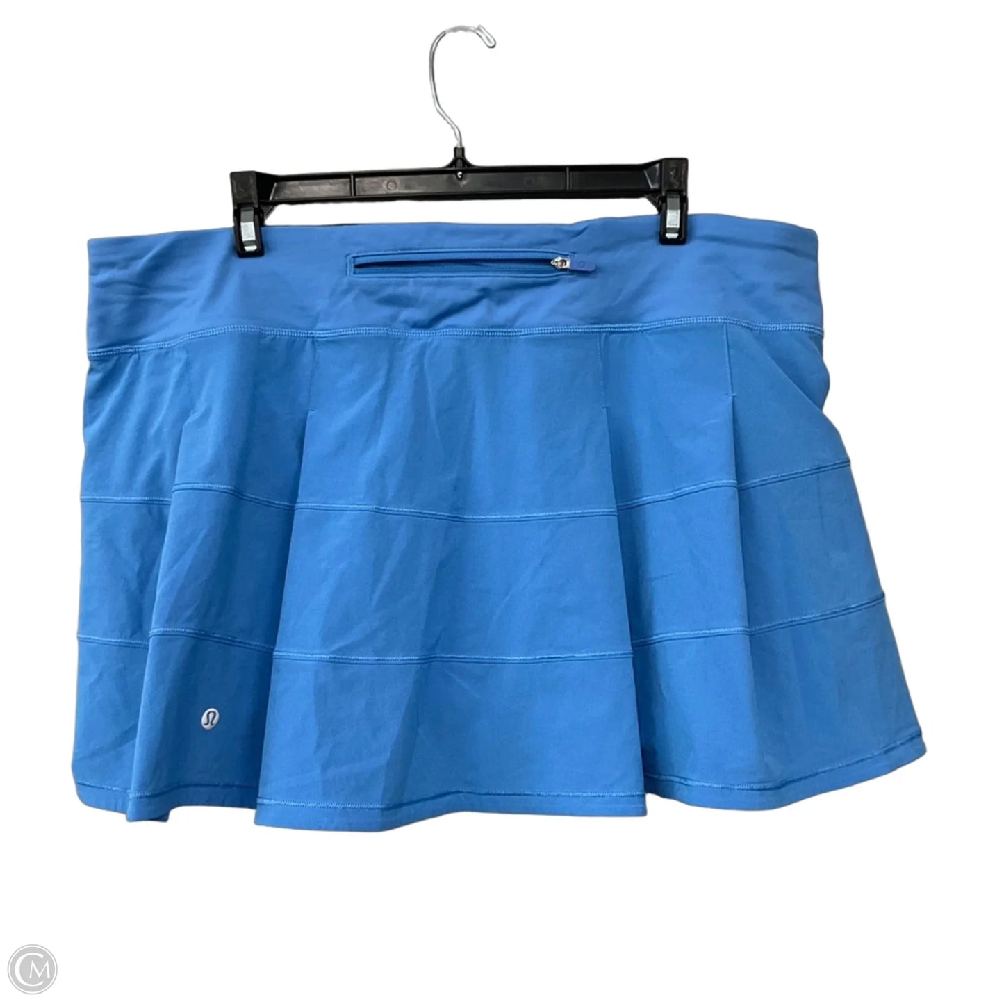 Athletic Skort By Lululemon In Blue, Size: 14