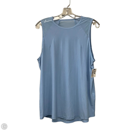 Athletic Tank Top By Lululemon In Blue, Size: 14