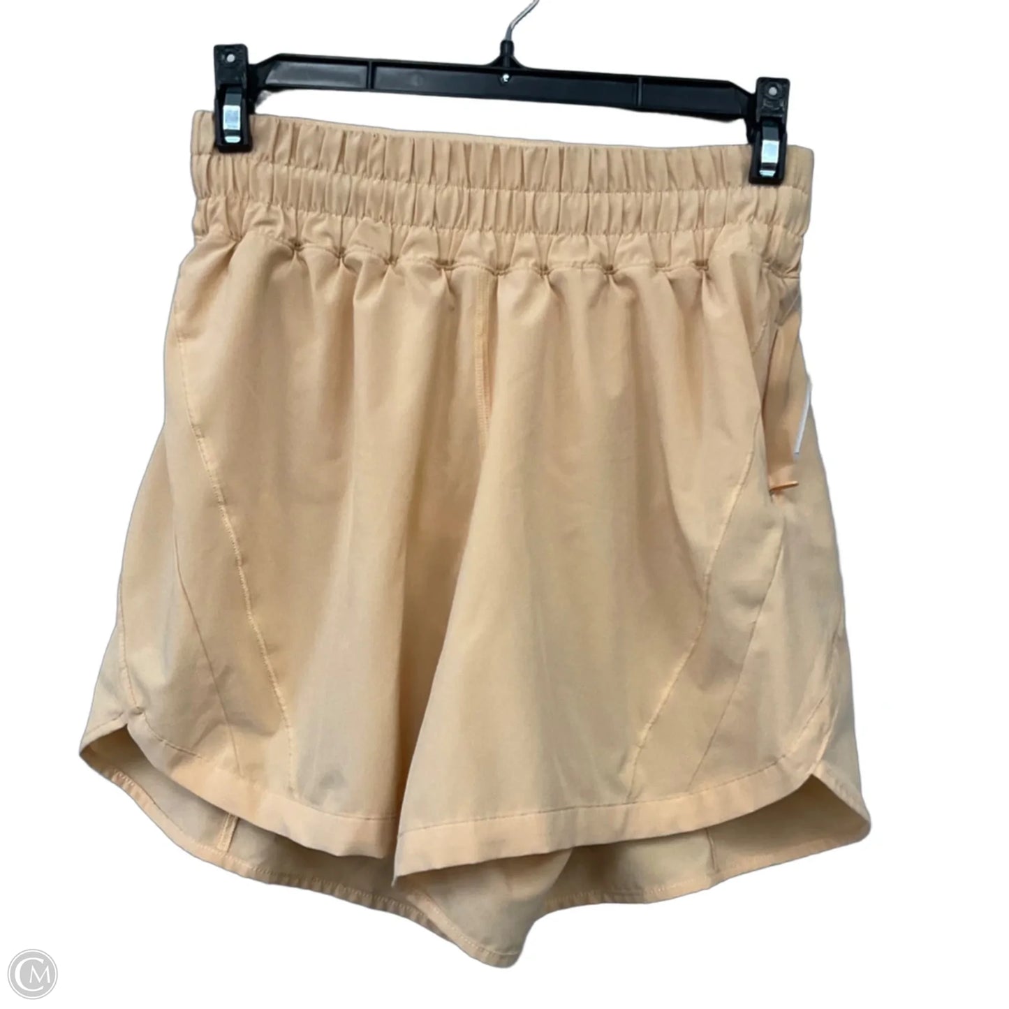 Athletic Shorts By Lululemon In Orange, Size: 6