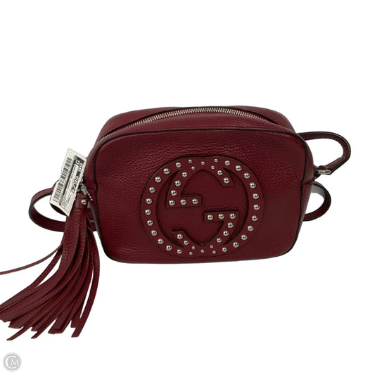 Crossbody Luxury Designer By Gucci, Size: Small