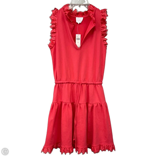 Dress Casual Short By Anthropologie In Coral, Size: Xs
