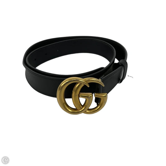 Belt Luxury Designer By Gucci, Size: 85/34