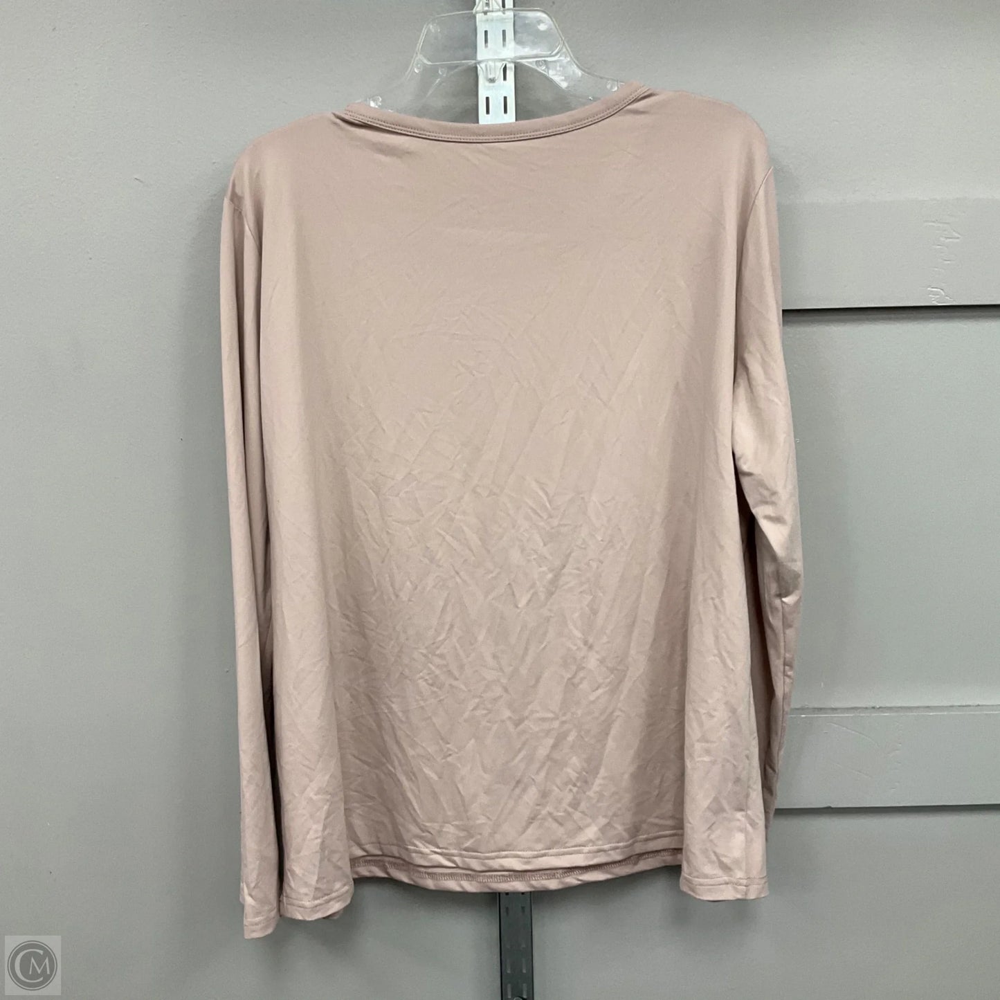 Top Long Sleeve By Clothes Mentor In Cream, Size: Xxl