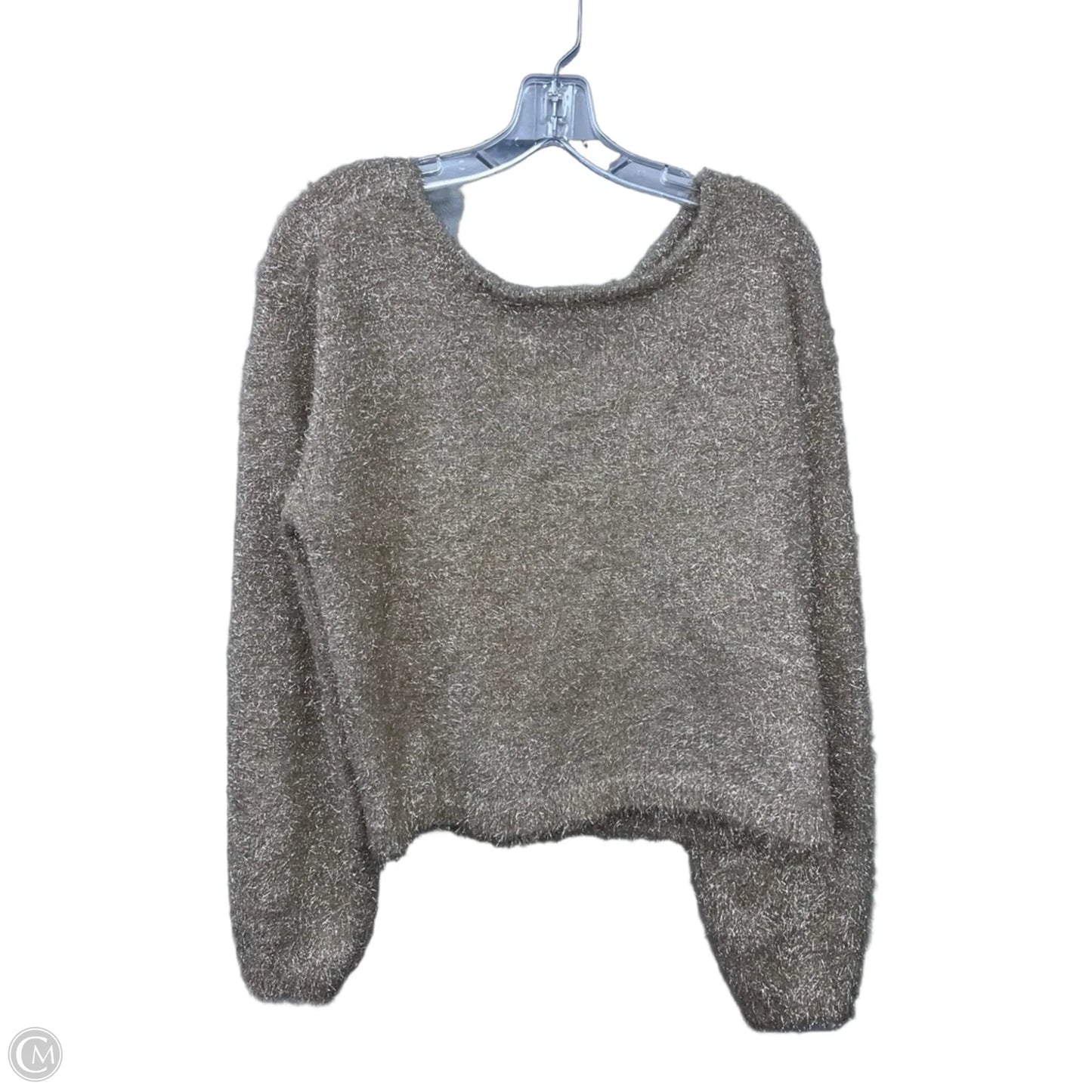 Sweater By Anthropologie In Gold, Size: Xl