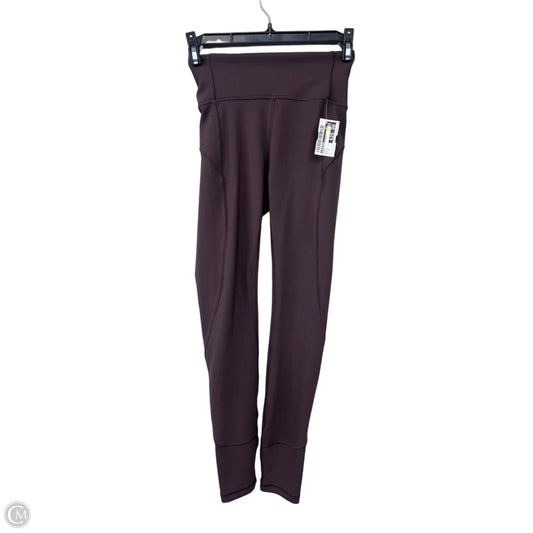 Athletic Leggings By Lululemon In Brown, Size: 2