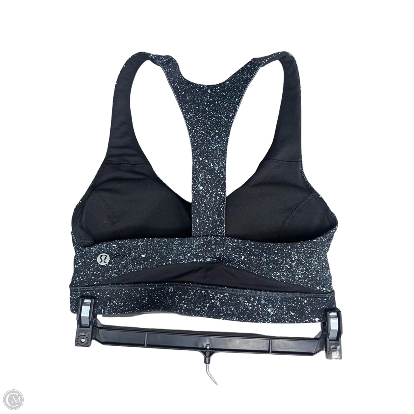 Athletic Bra By Lululemon In Black & Blue, Size: 2