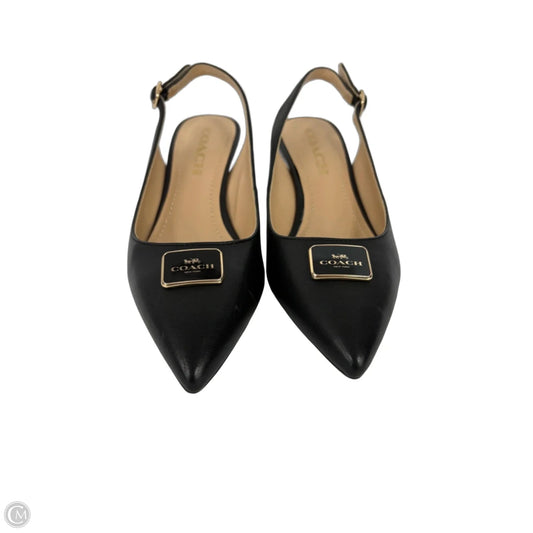 Shoes Designer By Coach In Black, Size: 5