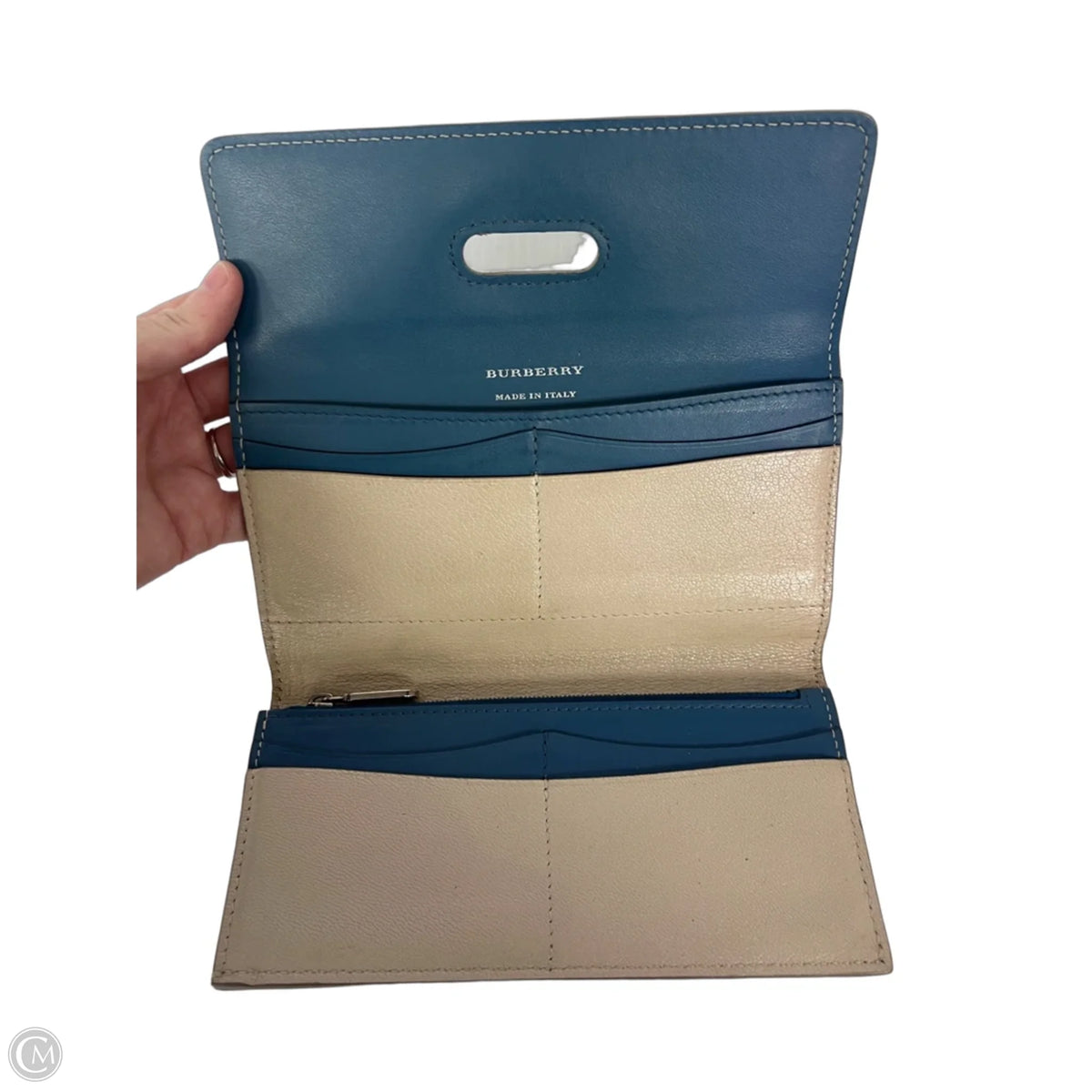 Wallet Luxury Designer By Burberry, Size: Medium