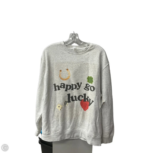 Sweatshirt Crewneck By Cmc In Grey, Size: Xl