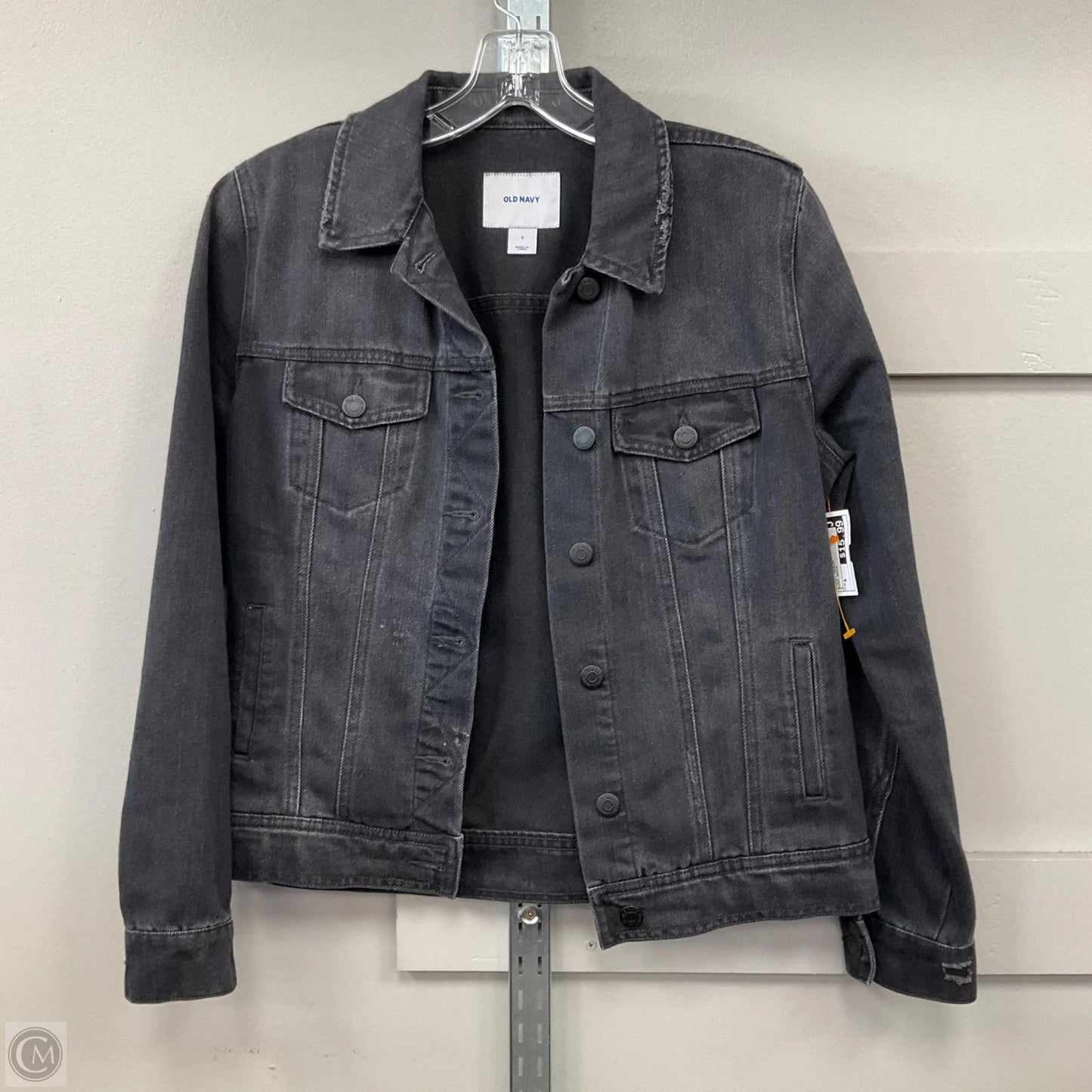 Jacket Denim By Old Navy In Black Denim, Size: S