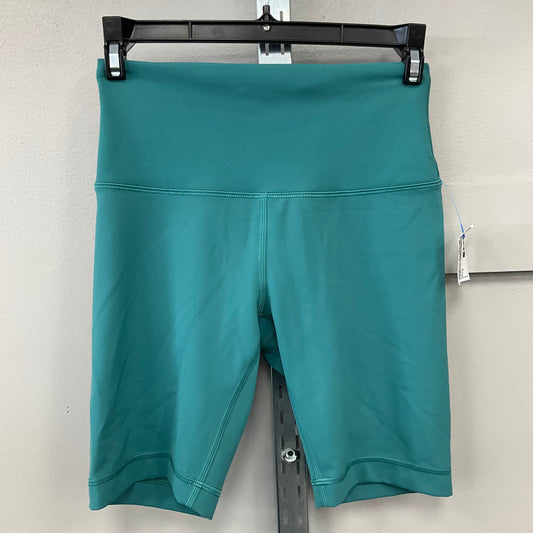 Athletic Shorts By Lululemon In Teal, Size: 6