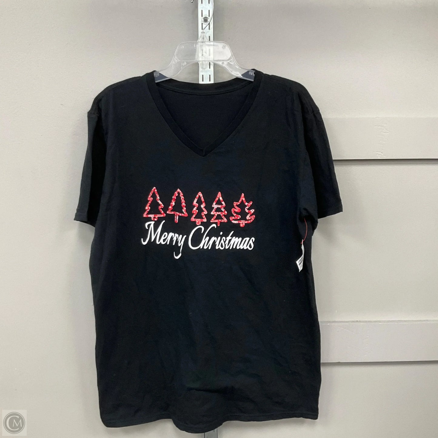 Top Short Sleeve Basic By Clothes Mentor In Black, Size: M