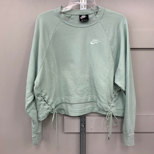 Sweatshirt Crewneck By Nike Apparel In Mint, Size: M