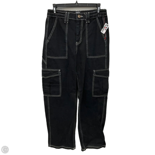 Jeans Straight By Bdg In Black Denim, Size: 6