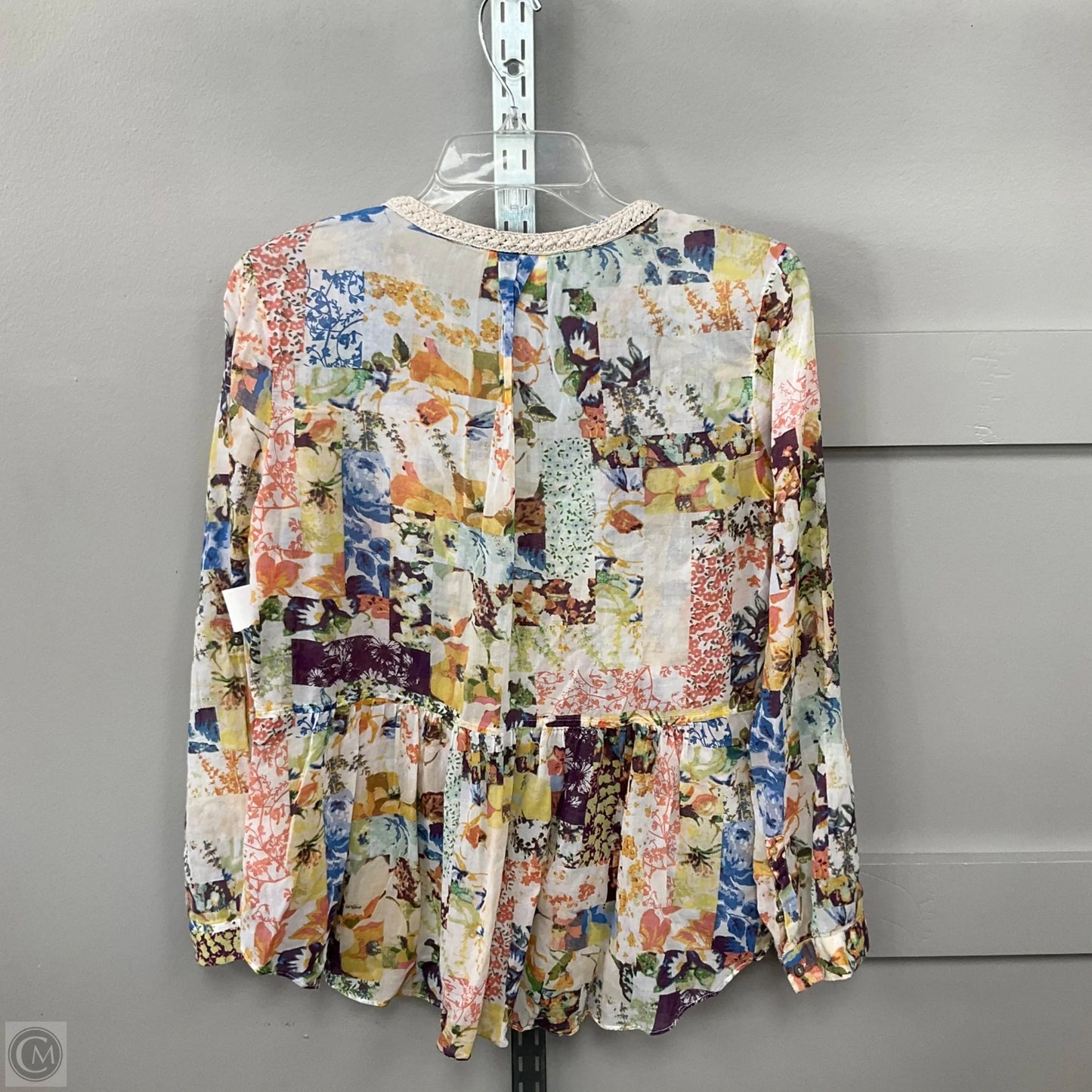 Top Long Sleeve By Maeve In Multi-colored, Size: 6