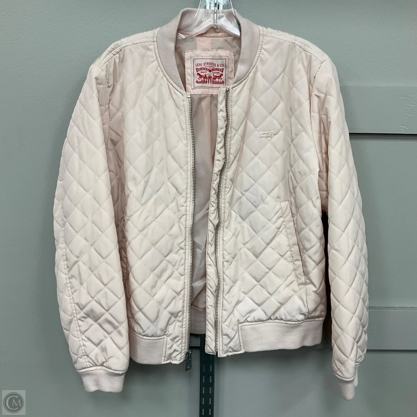 Jacket Puffer & Quilted By Levis In Pink, Size: L