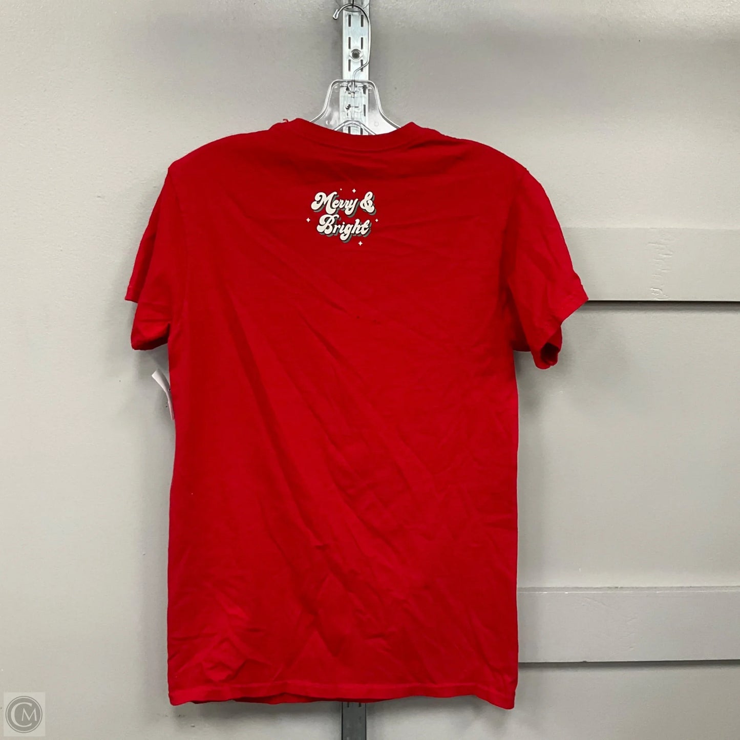 Top Short Sleeve Basic By Simply Southern In Red, Size: S