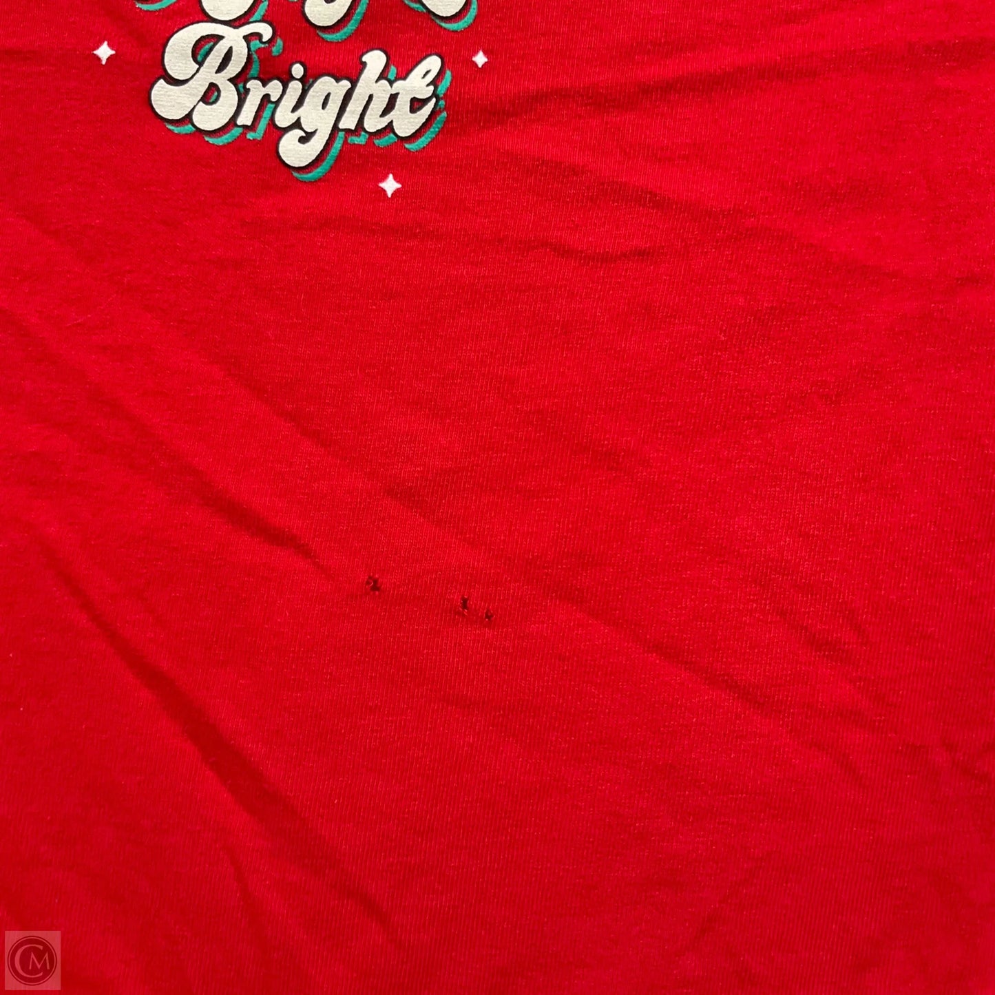 Top Short Sleeve Basic By Simply Southern In Red, Size: S