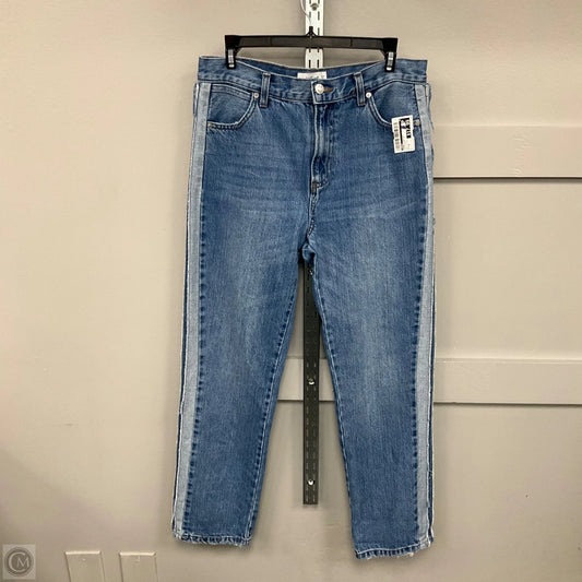 Jeans Straight By Mango In Blue Denim, Size: 6