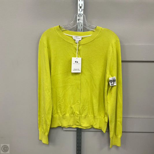 Cardigan By Free Assembly In Yellow, Size: L