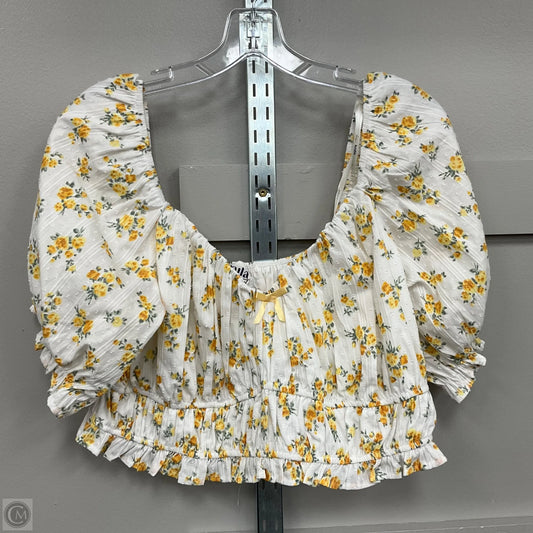 Top Short Sleeve By Altard State In Floral Print, Size: 1x