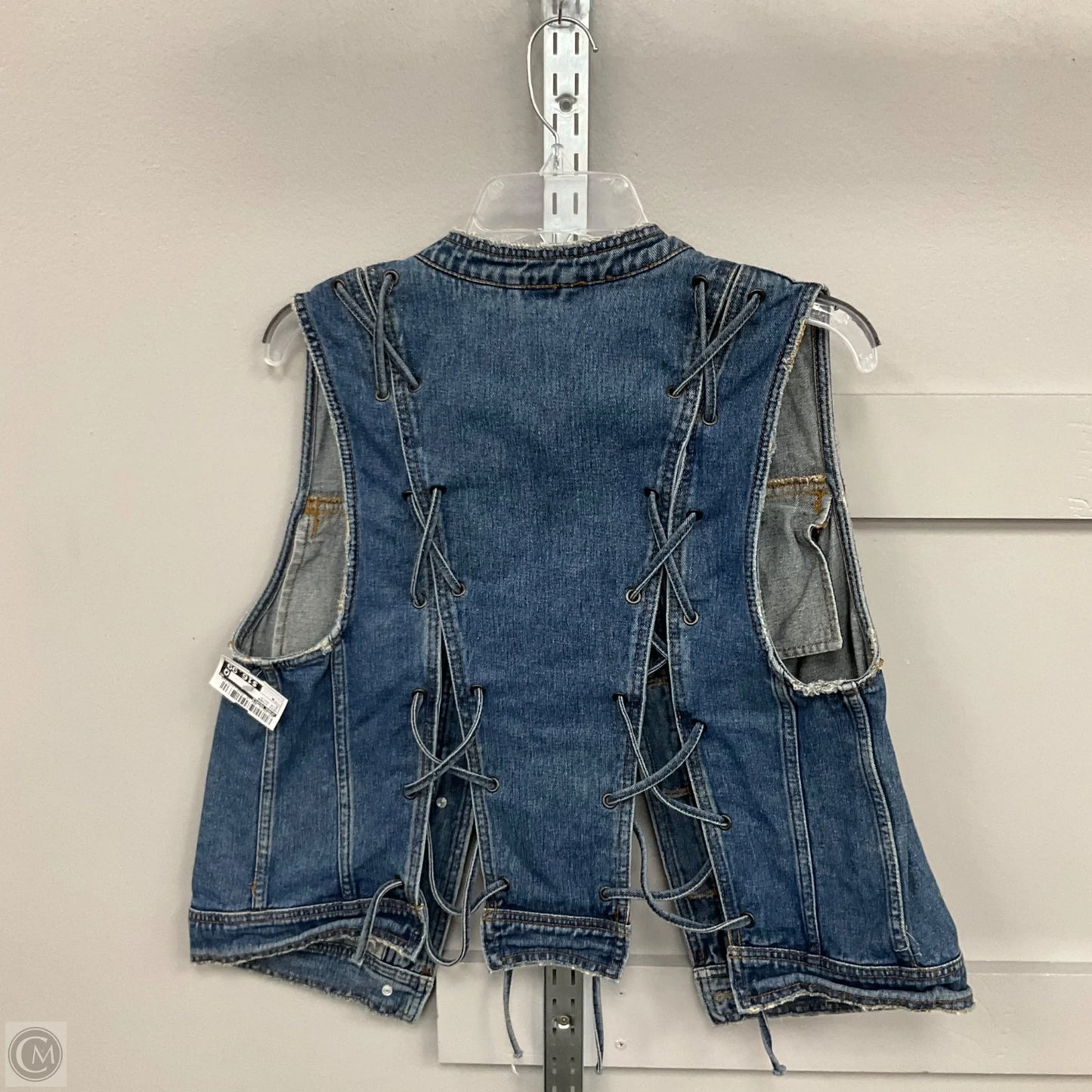 Vest Other By Free People In Blue Denim, Size: M