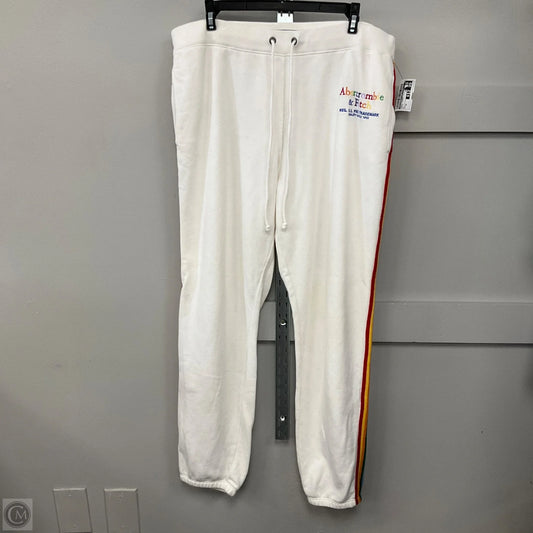 Pants Lounge By Abercrombie And Fitch In White, Size: Xl