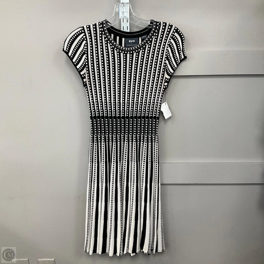 Dress Casual Midi By Maeve In Black & White, Size: Xs