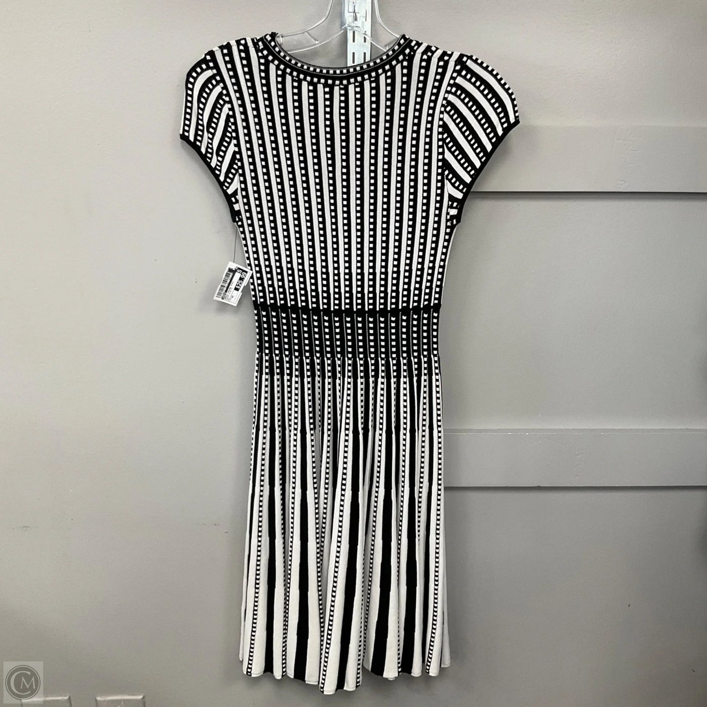 Dress Casual Midi By Maeve In Black & White, Size: Xs