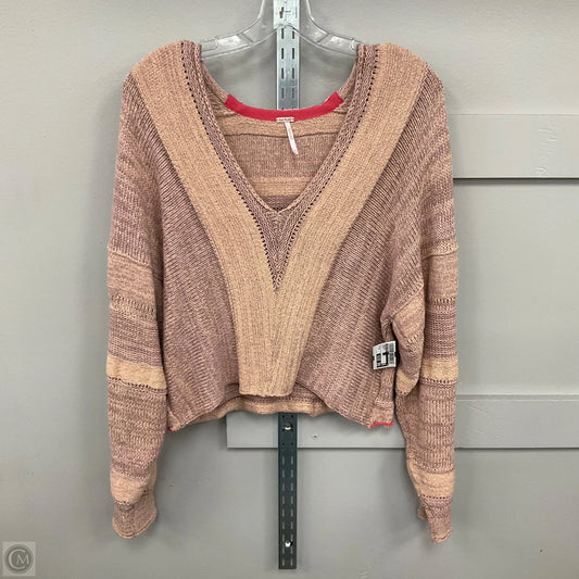 Sweater By Free People In Peach, Size: M