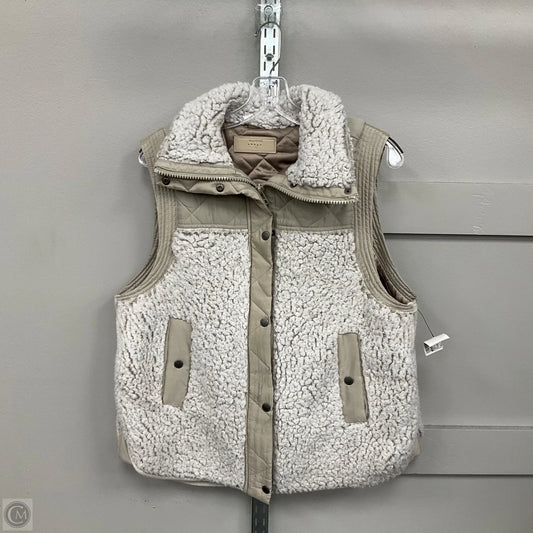 Vest Fleece By Blanknyc In Beige, Size: M
